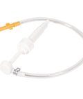 Lower Unit Gear Lube Fill Pump Set with Metric Adapter for Used with 32 oz Quart Bottles, Compatible with All Mercury Mariner Outboards Sterndrive Outdrives Lower Units - shown with clear tubing and nozzle