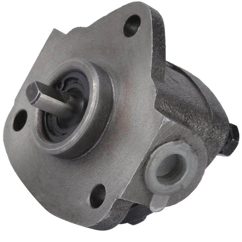Gear Oil Pump 0.5Mpa 1800r/min Insert Type Lubricating Cycloid Oil Pump Replacement Part for Lathe Drilling Milling Grinding Machine Hydraulic Equipment Accessories(TOP-11A) in metallic finish