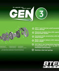 Gen 3 Electric PTO Clutch diagram with features for John Deere Great Dane Lesco Warner 717 727 717A 717E 727A TCA14535 5219-32
