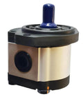 Front view of SKYJOINTS Hydraulic Gear Pump, 231572GT 231572 4CC, CCW Genie Hydraulic Lift Function Pump for Genie Scissor Lifts.