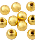 10 Pack M4 Thread Cap Knobs Gold Ball Shape Decorative Screw Caps For Lighting Fixtures And Furniture Fastening 9 Mm Diameter