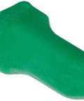 Green earplug close-up, Low Pressure Disposable Foam Earplugs For Smaller Ears, 200 Pairs Green, hygienic smooth closed cell foam skin