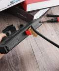 Using a Scratch Brush Set for Gun Cleaning, Double-Ended Wire Bristle Brushes 9 Packs to scrub a firearm surface