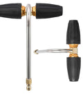 Gutter Cleaner Attachment For Pressure Washer With Two Rotary Turbo Nozzles And Quarter Inch Quick Disconnect.
