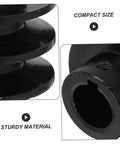 Heavy Duty Cast Double Groove Pulley Pulley Wheel Replacement for V-belt Water Pump Gas Engine Sheave Belt Simple Installation