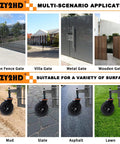 6 Inch Gate Wheel 500 Lb Heavy Duty Gate Wheel With Brake 360 Degree Rotation Fence Gate Wheels used on various gates and surfaces