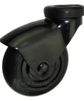 Replacement Casters for Heavy Duty IV Poles (5) showing one black 3" non-marking neoprene wheel with a smooth surface.