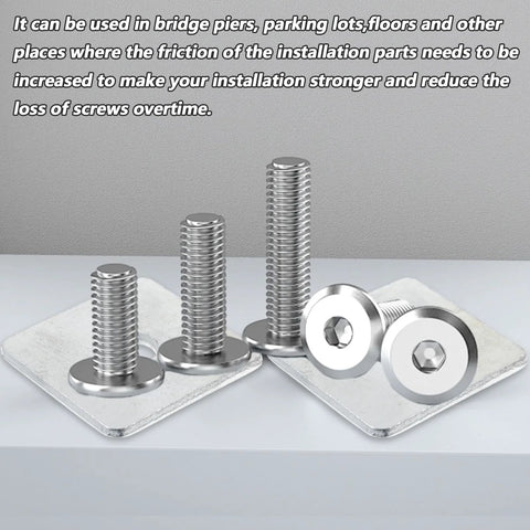 Electrogalvanized Square Strut Washer Plates with three-eighths inch hole and three point five millimeter thickness on display
