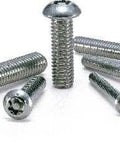 ✝️ SRBS-M6-10 NBK Hexalobular Button Head Cap Screws - Pin - 10-Pack NBK - Made in Japan, assorted screws front view