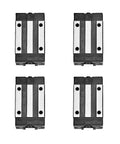 Four HGH15CA carriages part of 3 Pack 2 Pcs HGR15 HGH15 500mm Linear Sliding Rail Guide With 4 HGH15CA Carriages And RM1605 Ball Screw Set For DIY CNC Machine.