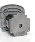 Close-up of KKTS-24S18 1600ml/min high Flow peristaltic Pump 24V Stepper Motor detailing metallic exterior.