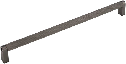 Bar Pull Cabinet Handle In Honey Bronze Finish Eleven And Three Eighths Inch Center To Center Steel Construction Durable Hardware.