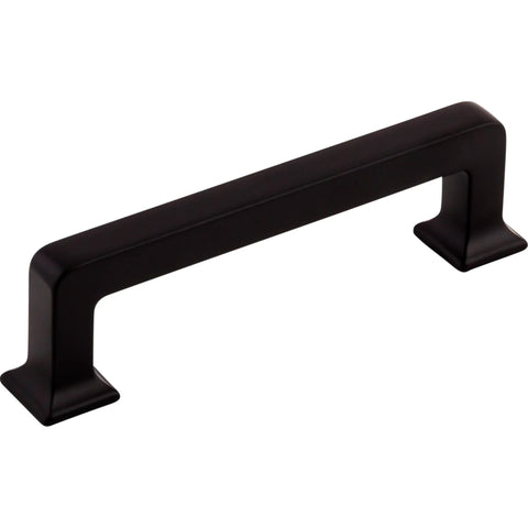 Top Knobs TK703HB Ascendra Three And Three Quarters Inch Center To Center Cabinet Pull Honey Bronze shown from side view