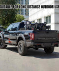 Truck with HPDMC 13HP Gas Powered Air Compressor, 30 Gallon Horizontal Tank, 3-Cylinder, 125 PSI @ 44 CFM on the back