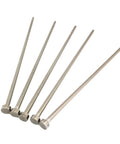 Straight Ejector Pin For Plastic Injection Molding HSS W6542 Round Tip HRC 63-65 1x80mm Top-Notch Built To Last With Nitrided Surface