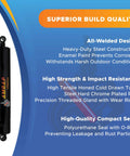 2 Inch Bore X 16 Inch Stroke Double Acting Welded Cross Tube Hydraulic Cylinder SAE 6 Ports 3500 PSI with quality features