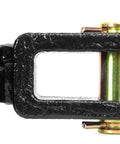 Side view of Hydraulic Cylinder with 3-inch Bore and 12-inch Stroke, showing the connector for replacement-ready shop use and repairs.