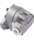 Getanye Hydraulic Gear Pump 7000311 Replacement for Bobcat S70 Skid Loader, showing side angle with mounting points visible.