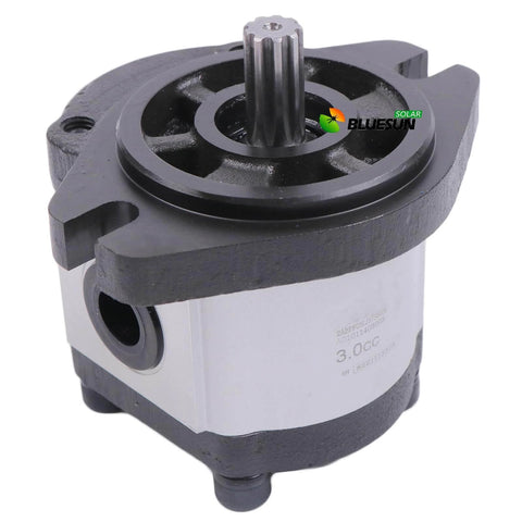 ✝️ Hydraulic Lift Pump 77981 77981GT Replacement for Genie Boom Lift Z-30/20N showing side view and gear mechanism