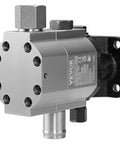 Front view of Hydraulic Wood Log Splitter Pump, 16GPM, 2 Stage 4000PSI, 1'' Inlet 1/2'' NPT Outlet 3600 RPM Aluminum Gear Pump.