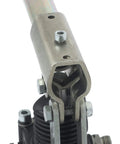 Close-up of LiGuVCY Hydraulic Piston Hand Pump with Changeover Valve for Double Acting Cylinder, steel components visible