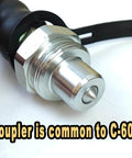 Close-up of coupler on 10000 psi Hydraulic Hand Pump 2 Speed Power Pack Hydraulic Lifting Pump with C-604 common coupling