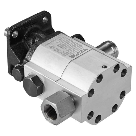 Hydraulic Wood Log Splitter Pump, 16GPM, 2 Stage 4000PSI, 1'' Inlet 1/2'' NPT Outlet 3600 RPM Aluminum Hydraulic Gear Pump