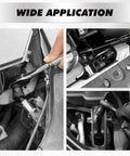7-Piece Impact Swivel Socket Adapter Set in use on car engine showcasing 1/4" 3/8" 1/2" Drive Universal Joint Socket Set CR-MO Steel.