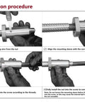 Installation steps for Right-Hand Ball Screw Nut SFU2005 5mm Lead With 4 Ball Circuit Bearing Steel Construction Mounting Sleeve.