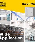 Insulated Aluminum Access Door 16x16 Exterior Access Panel shown in various professional settings