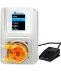 Intelligent peristaltic pump 24V stepper motor adjustable programmable low flow liquid dosing pump with control and foot pedal