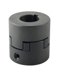 Durable L-Jaw 3/4 to 1 Inch Coupling Set with Buna N Rubber Spider for log splitters, HT250 steel construction