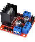 HiLetgo 4pcs L298N Motor Driver Controller Board Module Stepper Motor DC Dual H-Bridge for Arduino with heatsink and terminals