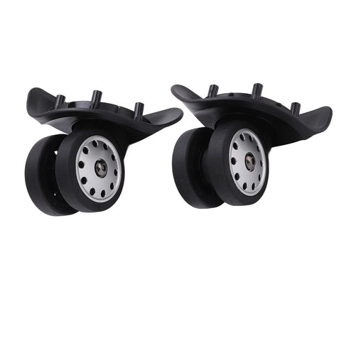 One Pair Large Size Luggage Wheel Casters For Suitcases And Travel Bags Replacement, Porous Quiet Rollers With PP And PET Material