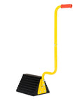 Extra Large Wheel Chock With Handle For Trucks, Trailers, And RVs, Heavy Duty Molded Rubber Safety Block, 20 Ton Capacity, Vergo Industrial