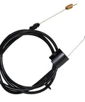 Durable 65.5 inch drive control cable replacement for walk behind mowers, OEM compatible, shown coiled with Z Bend end