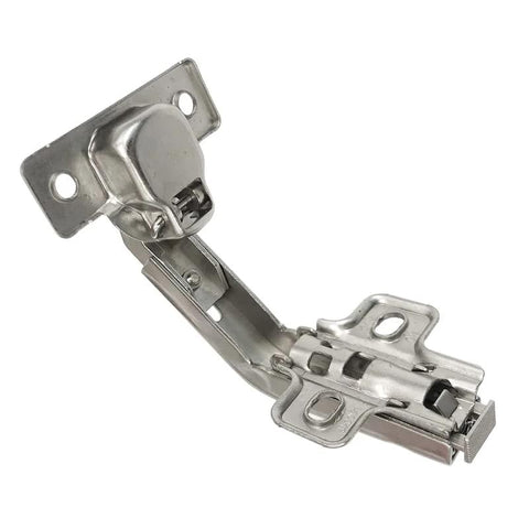 2 Pack Concealed European Style Lazy Susan Cabinet Hinges For Outer Corner Doors With Full Overlay 3D Adjustable Clip On Hinge 135 Degree