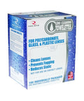 Radians LCD100 lens cleaning towelettes box, 100 individually packed towels for polycarbonate, glass, and plastic lenses
