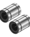 Compact sealed linear ball bearings with 5mm bore, 10mm OD, and 15mm length in a 2 pack for 3D printers and CNC machines.