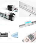 FSK40J Linear Guide Module With Ball Screw Drive for CNC Stage, Nema 23 Stepper Motor, 500mm stroke, close-up details
