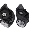 One Pair Large Size Luggage Wheel Casters For Suitcases And Travel Bags Replacement, Porous Quiet Rollers With PP And PET Material