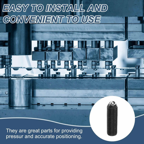 Screw Thread Ball Plunger M16 X 50mm Hex Socket in industrial machinery setup