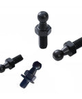 5pcs 10mm Ball Studs with Hardware, M6 Ball Screws 6mm Female Thread x 1/2" Long Shank for Gas Struts Lift Support Strut Fitting (Black, M6 5pcs)