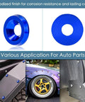 M6 Anodized Aluminum Washer Bolt Kit 32 Piece For Widebody Fenders And Dress Up displayed in various applications