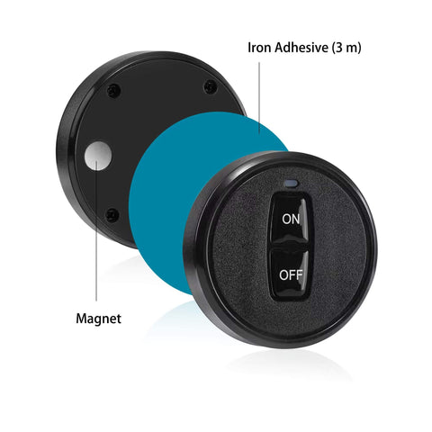 Remote Control Relay Switch 12V-72V DC Wireless Receiver IP65 Waterproof 40A Heavy-Duty Relay with on-off switch