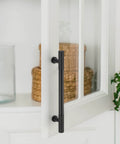 12 Pack Matte Black Cabinet Pulls 5 Inch Center To Center Handles For Cabinets And Dressers Durable Metal Kitchen Drawer Pulls