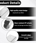 Gate Caster Wheels Replacement For Doors And Furniture Sinking Bottom Pulley Directional Wheel details with smooth metal design