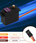 [4-Pack] MG996R 55g Metal Gear Torque Digital Servo Motor for Futaba JR RC Helicopter Car Boat Robot with wiring diagram