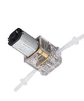 Micro Liquid Dosing Pump, Compact Mini Peristaltic Pump 1mlmin 6 Rollers Structure for Medical Device (G10 3V) side view