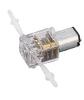 Micro Liquid Dosing Pump, Compact Mini Peristaltic Pump 1mlmin 6 Rollers Structure for Medical Device (G10 3V), side view